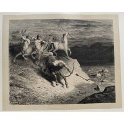 Gustave Doré, gravure sur bois de la Divine Comédie de l'Enfer