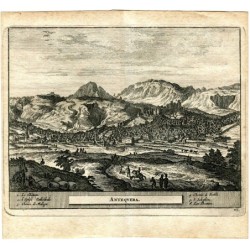 Málaga. Antequera. 1715. Gravure de Peter Vander Aa