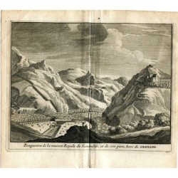 Grenade. Perspective de la Maison Royale de Xeneralife, 1715. Vente Aa.