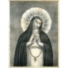 Lithograph of Our Lady of Solitude, 18th century