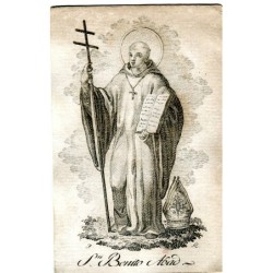 Saint Benedict Abbot, 18th-century engraving