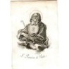 Saint Francis of Paola engraved by Vicente Capilla, drawn by Vicente López.