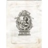 Coat of Arms of Saint Roch by Francisco Jordán, 18th century Valencian engraver