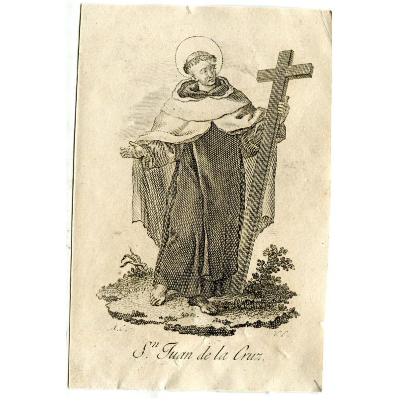 Saint Jean de la Croix gravé par Vicente Capilla.