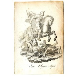 San Giacomo Apostolo inciso da Vicente Capilla