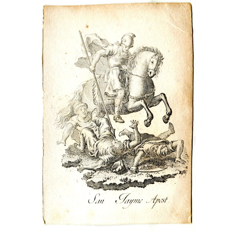 San Giacomo Apostolo inciso da Vicente Capilla