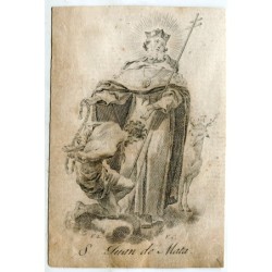 Der heilige Johannes von Mata gestochen von Vicente Capilla nach einer Zeichnung von Vicente Lopez