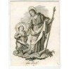 Gravure de Saint Joseph XVIIIe-XIXe siècle