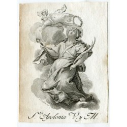 Sant'Apollonia incisa da Francisco Jordán