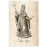 Saint Blaise évêque, gravure du XVIIIe-XIXe siècle