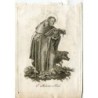 Saint Antoine Abbé, gravure du XVIIIe siècle