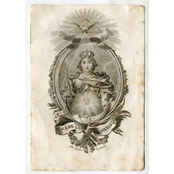 Notre-Dame de l'Espérance gravée par Francisco Jordán.