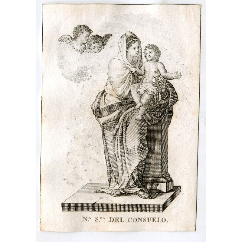 Notre-Dame de la Consolation, gravure du XVIIIe siècle