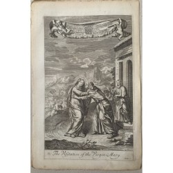 Bible. The Visitation of the Virgin Mary. Engraving by Van Hove