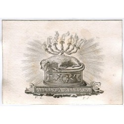 Alleluia Alleluia inciso da Francisco Jordán da un disegno di Vicente Lopez