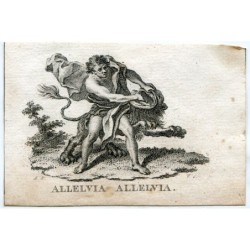 Alléluia Alléluia gravé par Vicente Capilla d'après un dessin de A. Rodriguez