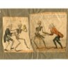 The dance of Death' grabado Isaac Cruikshank copia de George Woodward. 1808