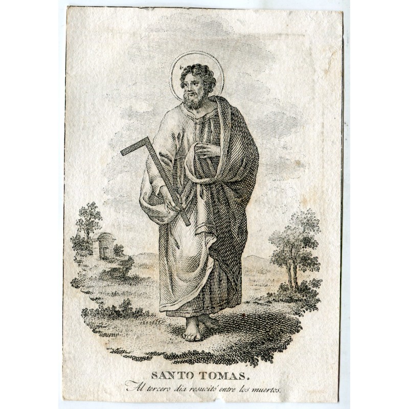 Saint Thomas, 18th century engraving