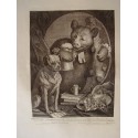 The Bruiser C. Churchil designed and engraved by William Hogarth