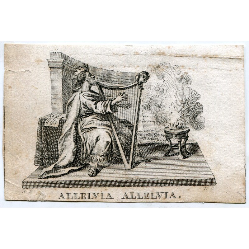 Alleluia Alleluia inciso da Vicente Capilla da un disegno di A. Rodriguez