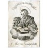 Saint Mark the Evangelist, signed, illegible engraving