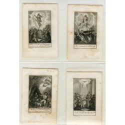 Antonio Vazquez. 8 piccole stampe religiose.