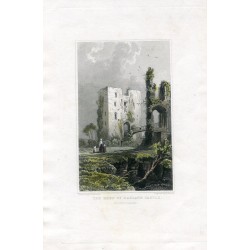 The keep of Ragland Castle engraved by E. Adlard, drawn by H. Gastineau