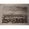 Trier and the Mosel river (Germany). Engraved by J. Mynde. 18th Century