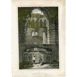 Prieuré de Lanercost gravé par J. Greig en 1814 d'après un tableau de L. Clennell