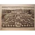 Vista de Le Trianon de Saint-Cloud. Pierre Aveline el Viejo. París, 1656-1722.