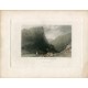 Honister Crag, Cumberland grabado por W. Floyd en 1834,  dibujó T. Allom