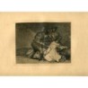 Goya etching. This is bad ('Esto es malo'). Plate 46 from Disasters of War etching series, 1937 edition.