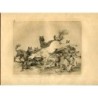 Goya etching. Disasters of War. 1937 edition. Plate 78 'He defends himself well'.