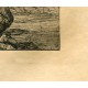Goya etching. Folly of fear (Por temor no pierdas honor). Disparates, 2 (Follies / Irrationalities), ninth edition (1937)