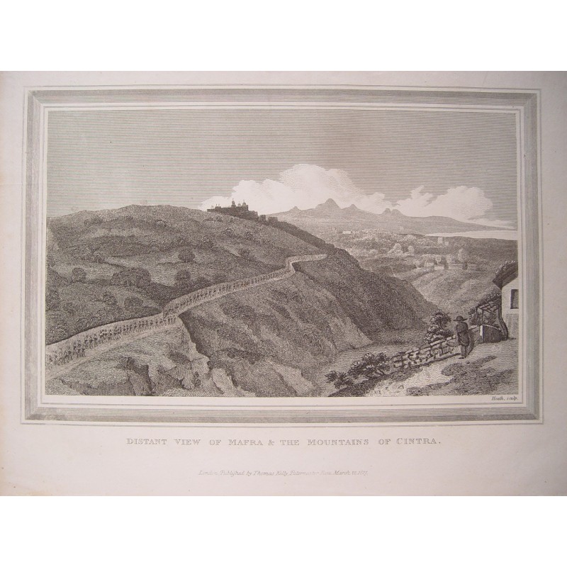Montagnes de Sintra et de Mafra au Portugal. James Heath (1817)