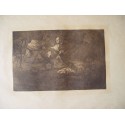 Goya etching. God creates them and they join up together. Disparates, 18 (Follies / Irrationalities), ninth edition (1937)