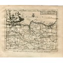 Nouvelle carte de BISCAYE avec les grands chemins engraved by P. Van der Aa (Alvarez de Colmenar)