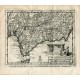 Nouvelle Carte d'Andalusie et Grenade avec les grands chemins por P.van der Aa (Alvarez de Colmenar)