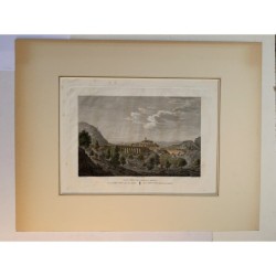 Chartreuse de Porta Coeli, Valence - Alexandre Laborde - Gravure ancienne 1810.