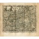 Nouvelle carte de Castillae Nouvelle et Estremadure avec les grands chemins por P.van der Aa (Alvarez de Colmenar)