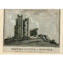 Angleterre. Château d'Oxford dans le Suffolk 1786