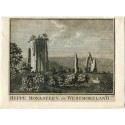 Gravure Monastère Heppe à Westmoreland 1786 par Coole