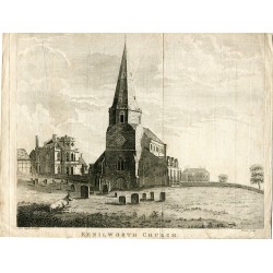Angleterre. Église de Kenilworth gravée par T. Cook en 1787