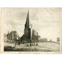 Inglaterra. Kenilworth Church grabado por T. Cook en 1787
