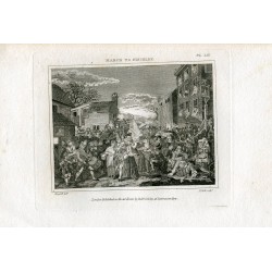 March to Finchley engraved by t: Cook after work by William Hogarth
