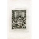 The Reward of Cruelty grabado por T. Clerk obre una obra de  William Hogarth.