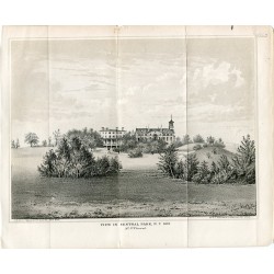 View in Central Park N. Y. litografia por Geo. Hayward en 1862