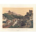 Spain. Andalusia. Grenade. «View of the Alhambra and the Torres Bermejas»