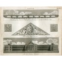 Le New Bethlem Hospital et autres gravures de G. Jones en 1814