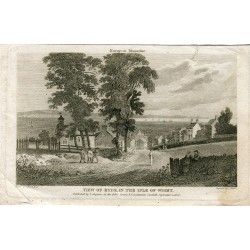 Vue de Ryde dans l'île de Wight gravée par S. Rawle 1806